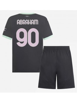 AC Milan Tammy Abraham #90 Replika Tredje Kläder Barn 2024-25 Kortärmad (+ byxor)